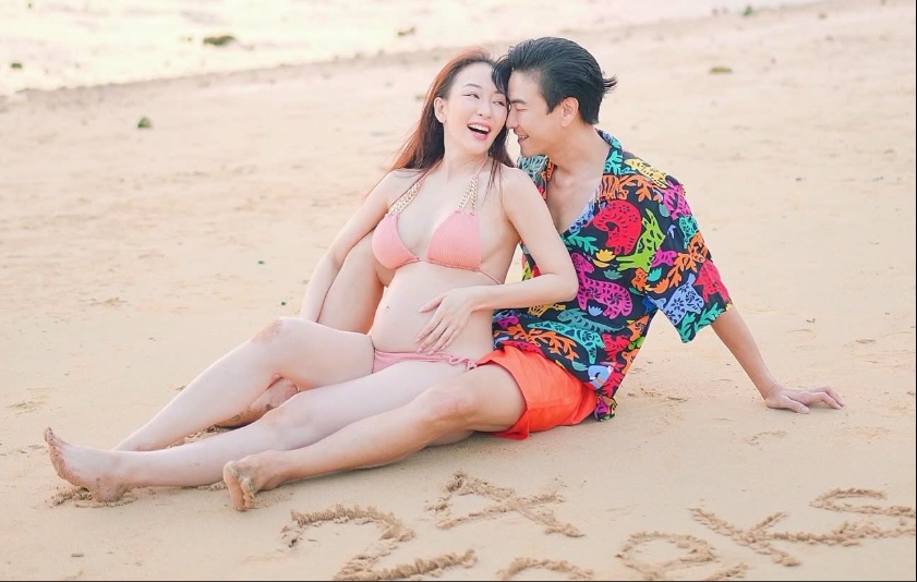 "ตู่ ปิยวดี" อุ้มท้องโตนุ่งบิกินี่อวดหุ่นแซ่บ ว่าที่คุณแม่แซ่บทะเลเดือด