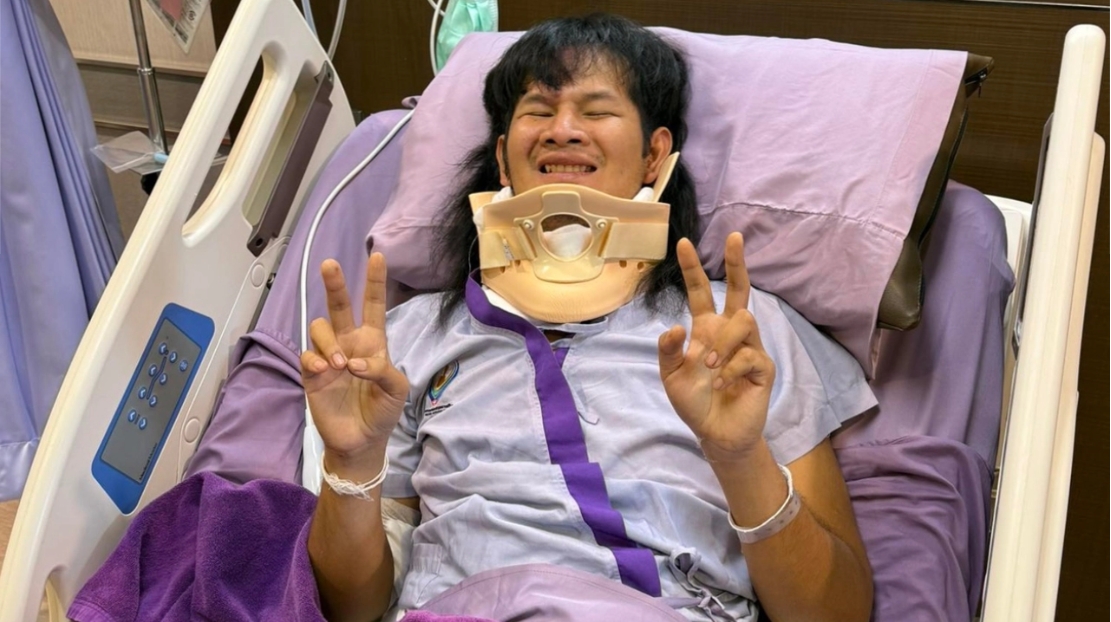 เปิดข้อความ "ด้งเด้ง" หรือ "จ่าลอด ไทบ้าน" หลังออก ICU ขอบคุณจากใจที่ช่วยเหลือชีวิต!