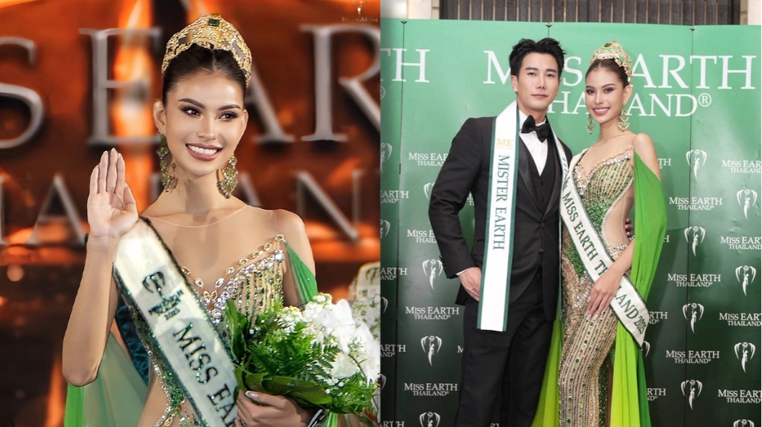 น้ำเหนือ วารี-ภัค ปภังกร คว้าตำแหน่ง Miss & Mister Earth Thailand 2025