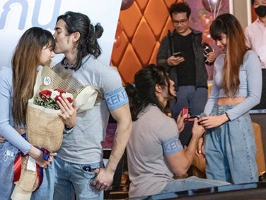 แนนนี่ เกิร์ลลี่ เบอร์รี่ ดีใจได้ออกเรือน ! ถูกแฟนหนุ่มปิดโรงหนังทำเซอร์ไพรส์ขอแต่งงานแล้ว