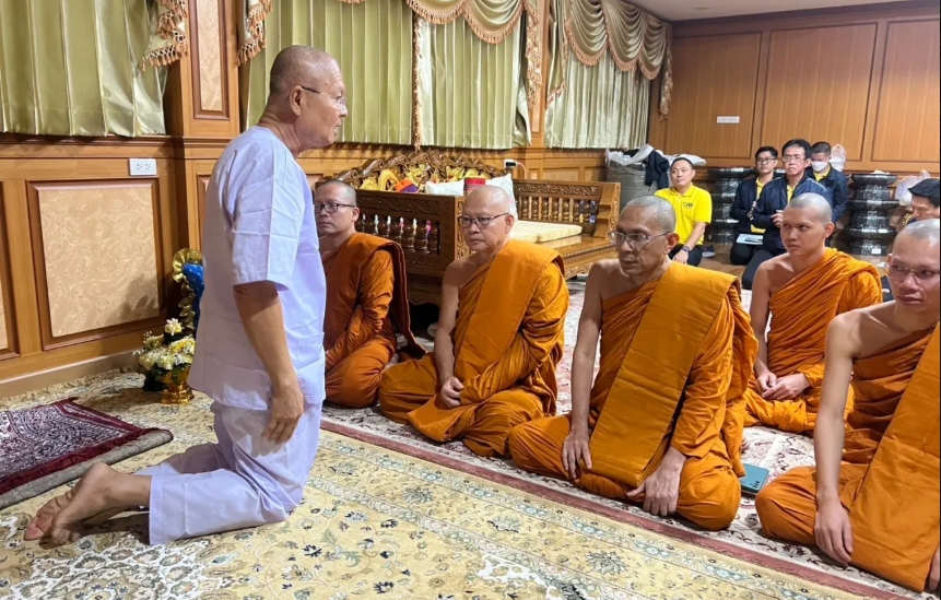 เจ้าอาวาสวัดชูจิต ยอมสึกที่วัด ต่อหน้าเลขา ป.ป.ท. หลังมีข่าวพัวพัน “สีกากอล์ฟ”