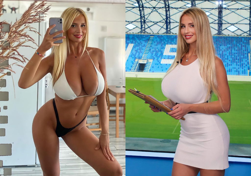 สมศักดิ์ศรีแชมป์ยุโรป! "มาเรีย" พิธีกรสาว "เรอัล มาดริด ทีวี" อลังการมันใหญ่มาก