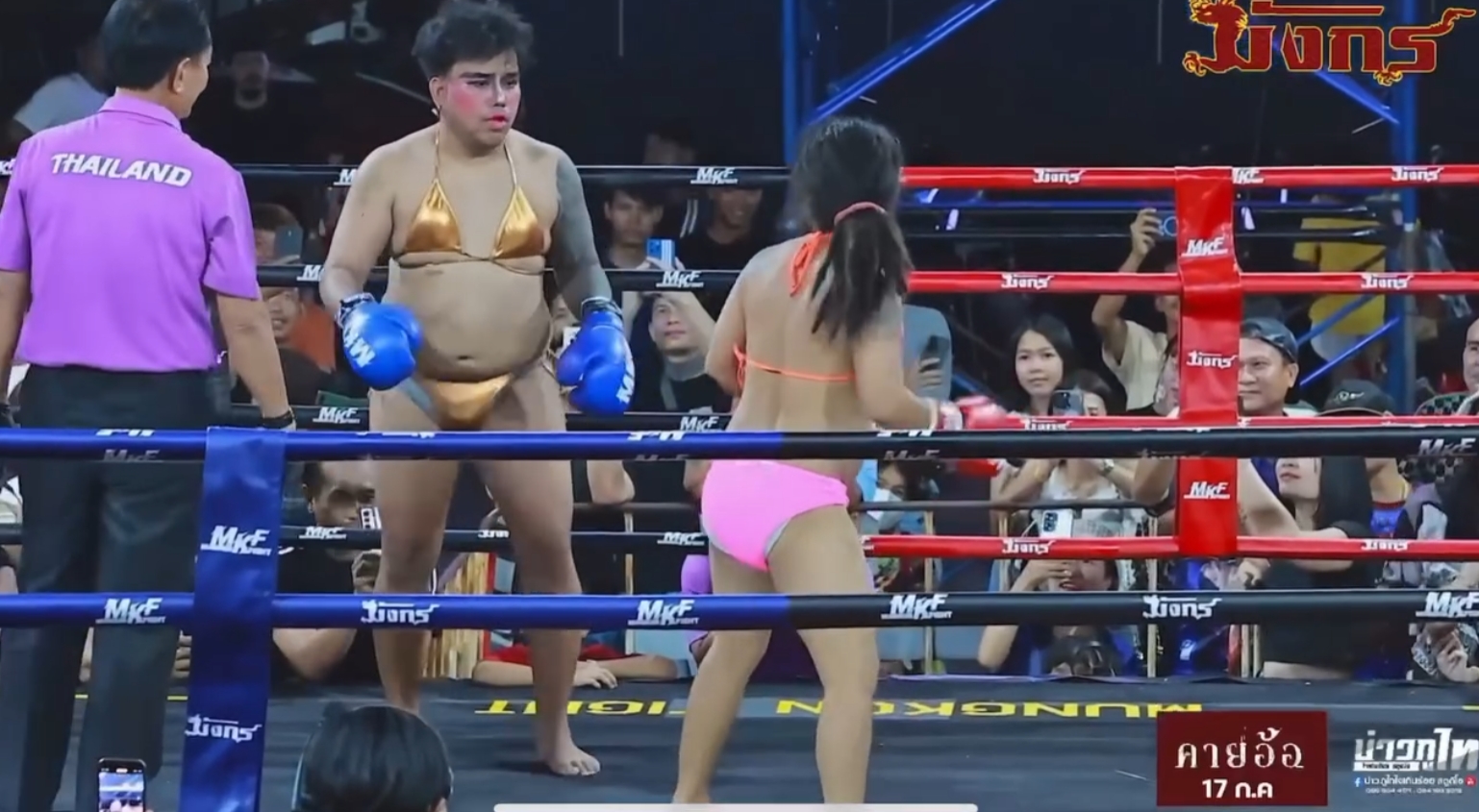"ฝ้าย เมฆะ" และ "แป้งฝุ่น" 2 อินฟลูฯดัง ออกโรงขอโทษคนมวย ชกโชว์ไม่เหมาะสม!