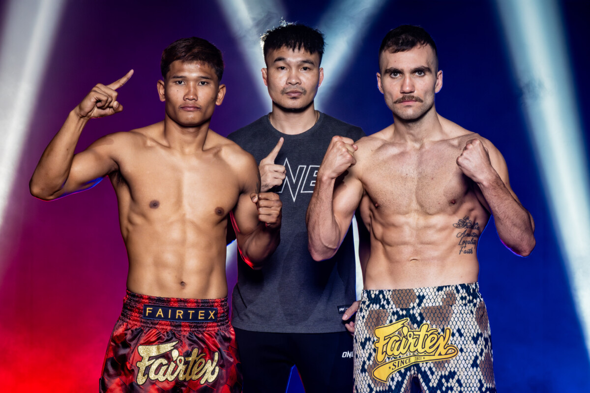 ผลชั่งน้ำหนักและวัดระดับน้ำในร่างกาย ศึก ONE ลุมพินี 103 “กุหลาบดำ vs เฟอร์ซาน”