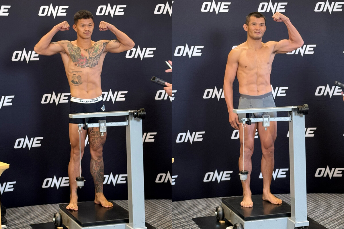 ผลชั่งน้ำหนักและวัดระดับน้ำ ศึก ONE Fight Night 31: ก้องธรณี vs น้องโอ๋ II