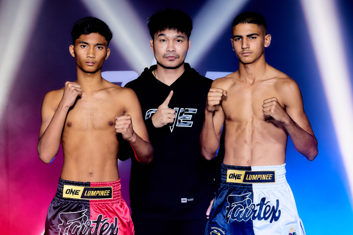 ผลชั่งน้ำหนักและวัดระดับน้ำในร่างกาย ศึก ONE ลุมพินี 116 “อดัม vs เพชรสาม”