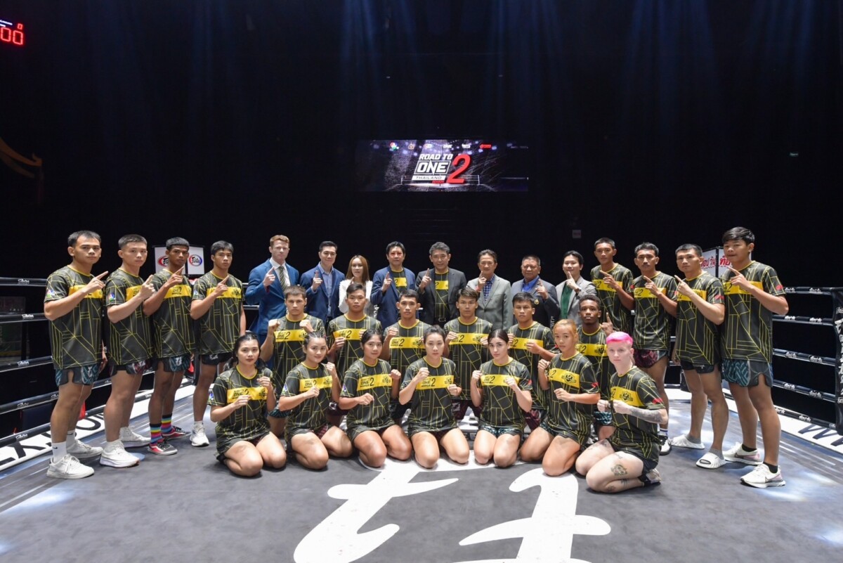พร้อมจัดเต็ม เปิดตัว 24 ดาวรุ่งมวยไทยลุยศึก  ROAD TO ONE THAILAND ซีซัน 2
