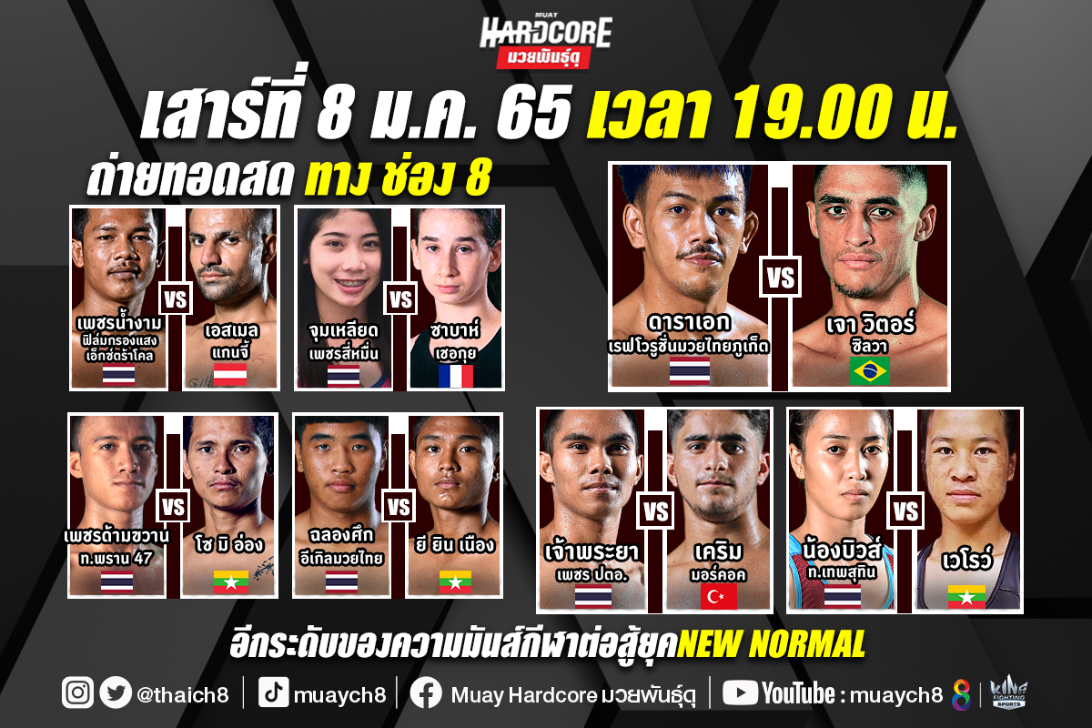 ต้อนรับปีเสือดุ ช่อง 8 จัดหนักมวยเดือดลงจอ