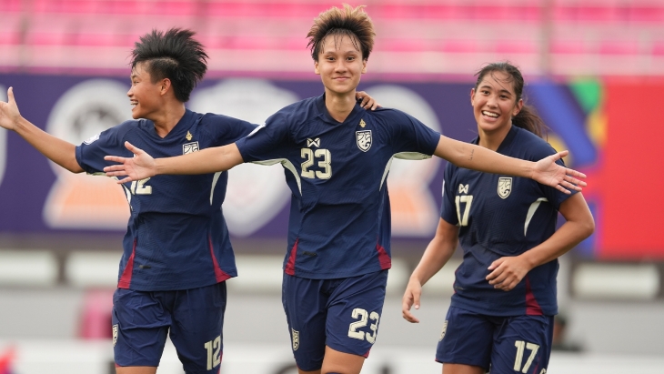 "ทีมชาติไทย" ถล่ม "อินโดนีเซีย" ไม่ยั้ง ประเดิมฟุตบอลหญิงชิงแชมป์อาเซียน 2025