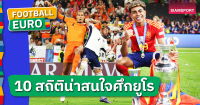 10 สถิติความเป็น "ที่สุด" จากศึก ยูโร 2024