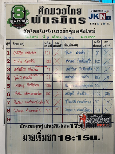 ตารางชื่อ