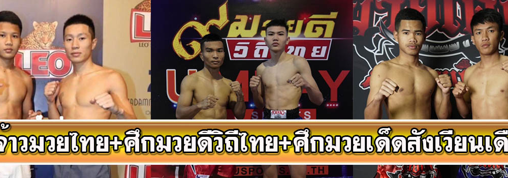 ศึกจ้าวมวยไทย+ศึกมวยดีวิถีไทย+ศึกมวยเด็ดสังเวียนเดือด