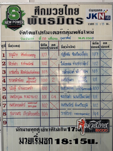 ตารางชื่อ